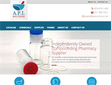 Tablet Screenshot of apisolutions.net